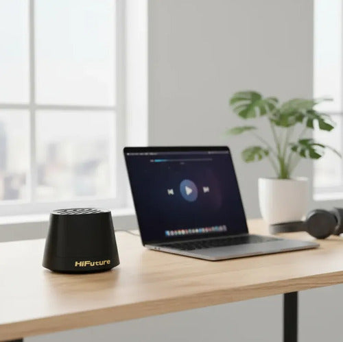Mini Parlante Bluetooth Mega S Black /carga Inalambrica/m... Negro