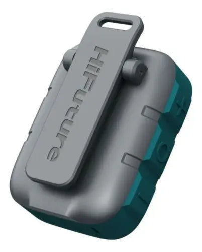 Parlante Inalámbrico Portátil Hifuture Pocket S C/clip Gris Verde Claro
