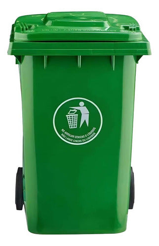 Contenedor De Basura Plástico Basurero 360 Litros