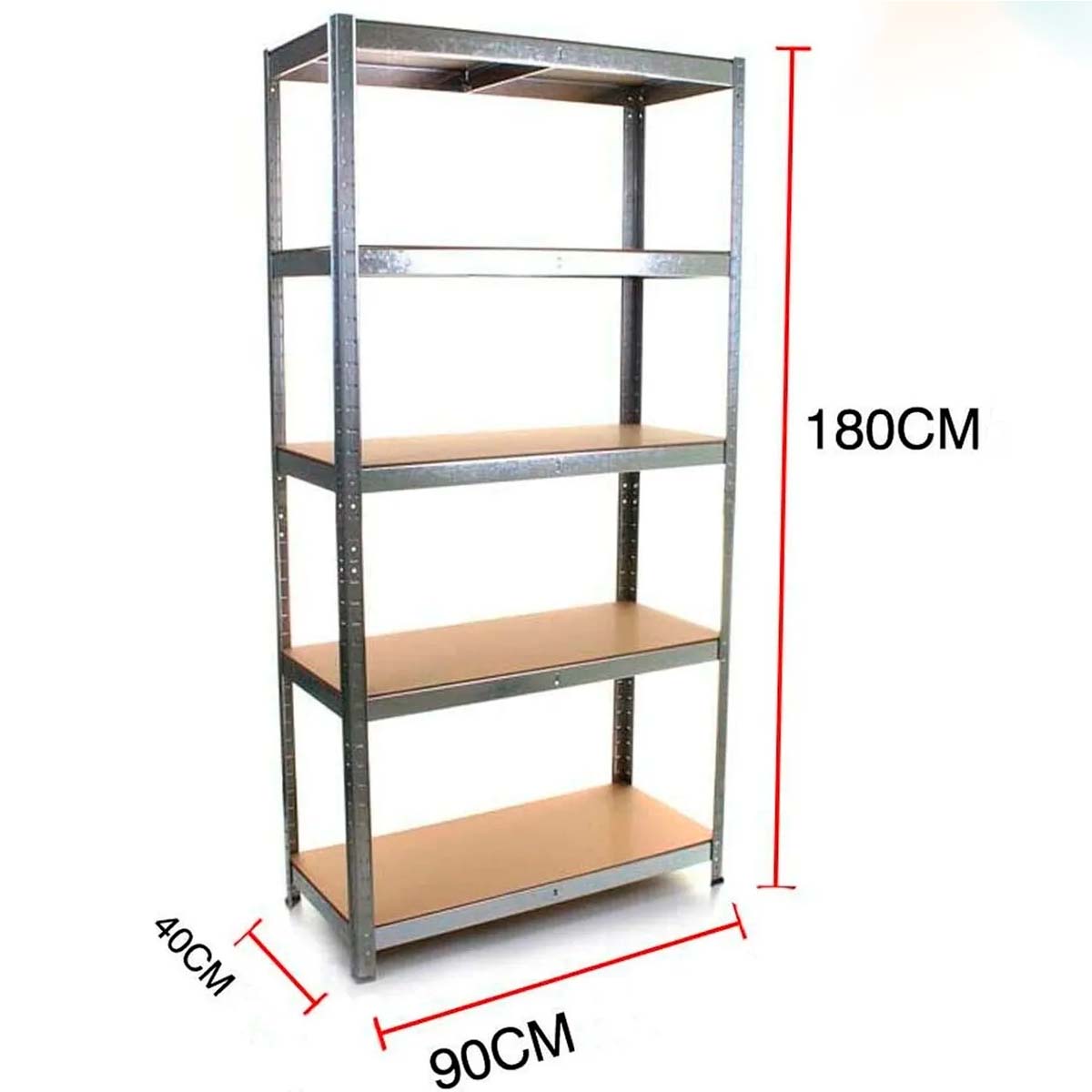 Repisa Estante Metalica Armable 180x90x40cm