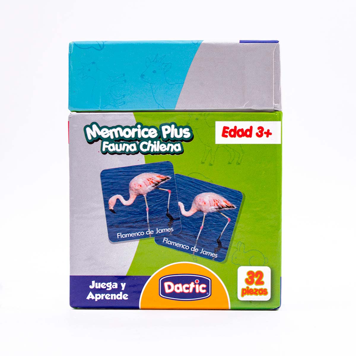Memorice Plus Fauna Chilena 32 Piezas Dactic