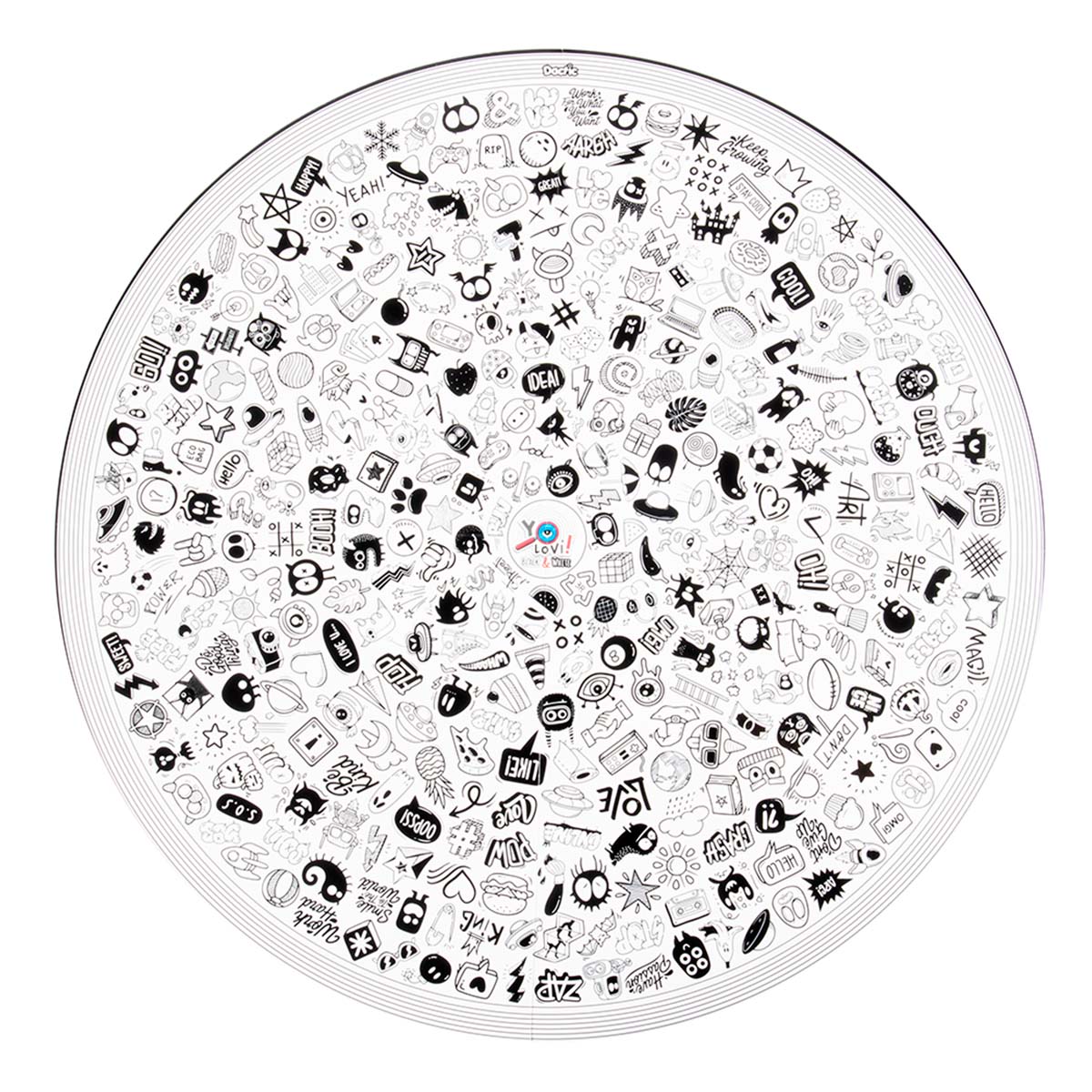 Juego De Mesa - Yo Lo Vi Black & White Dactic