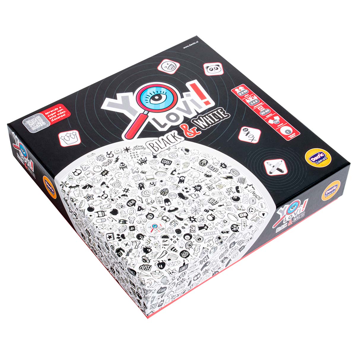 Juego De Mesa - Yo Lo Vi Black & White Dactic