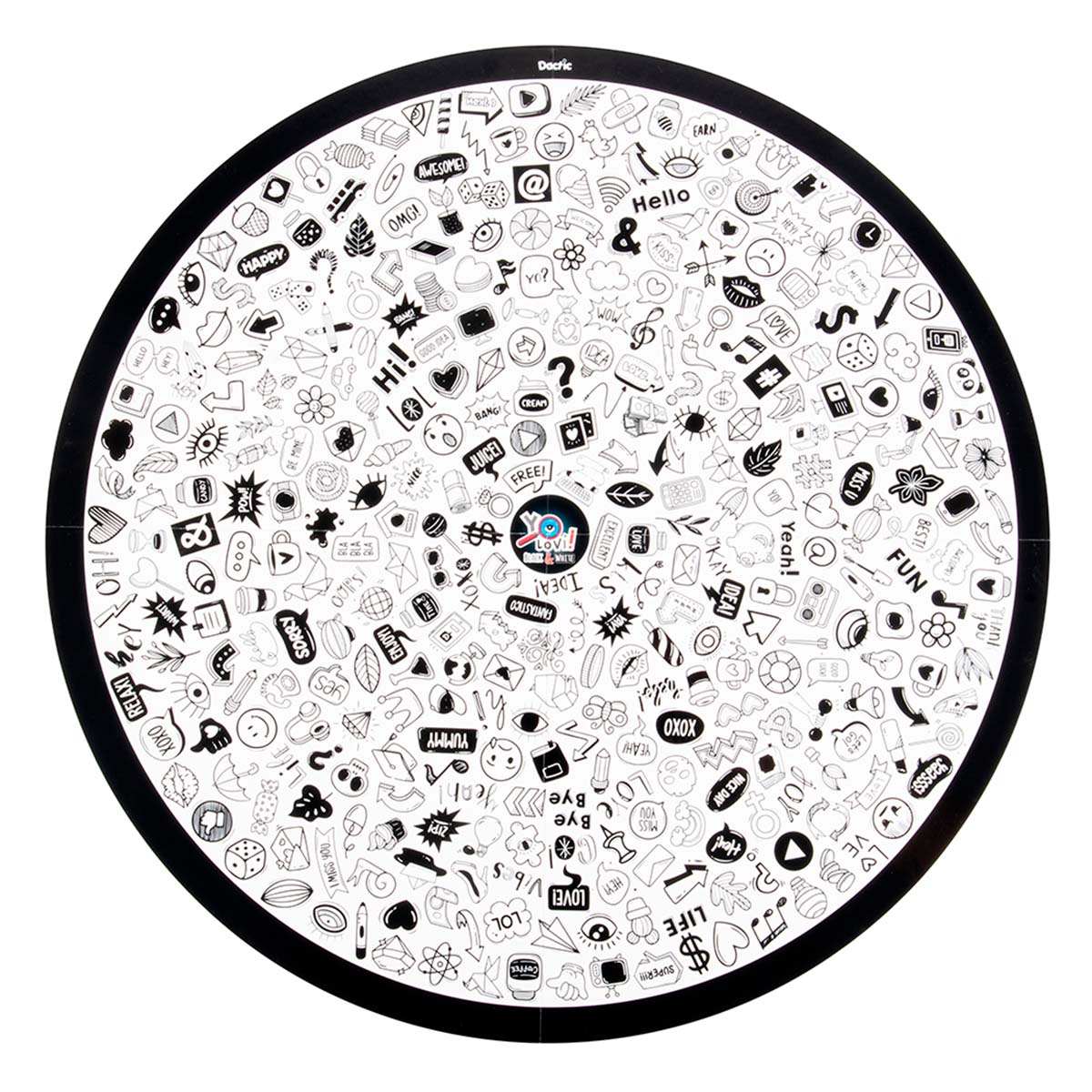 Juego De Mesa - Yo Lo Vi Black & White Dactic