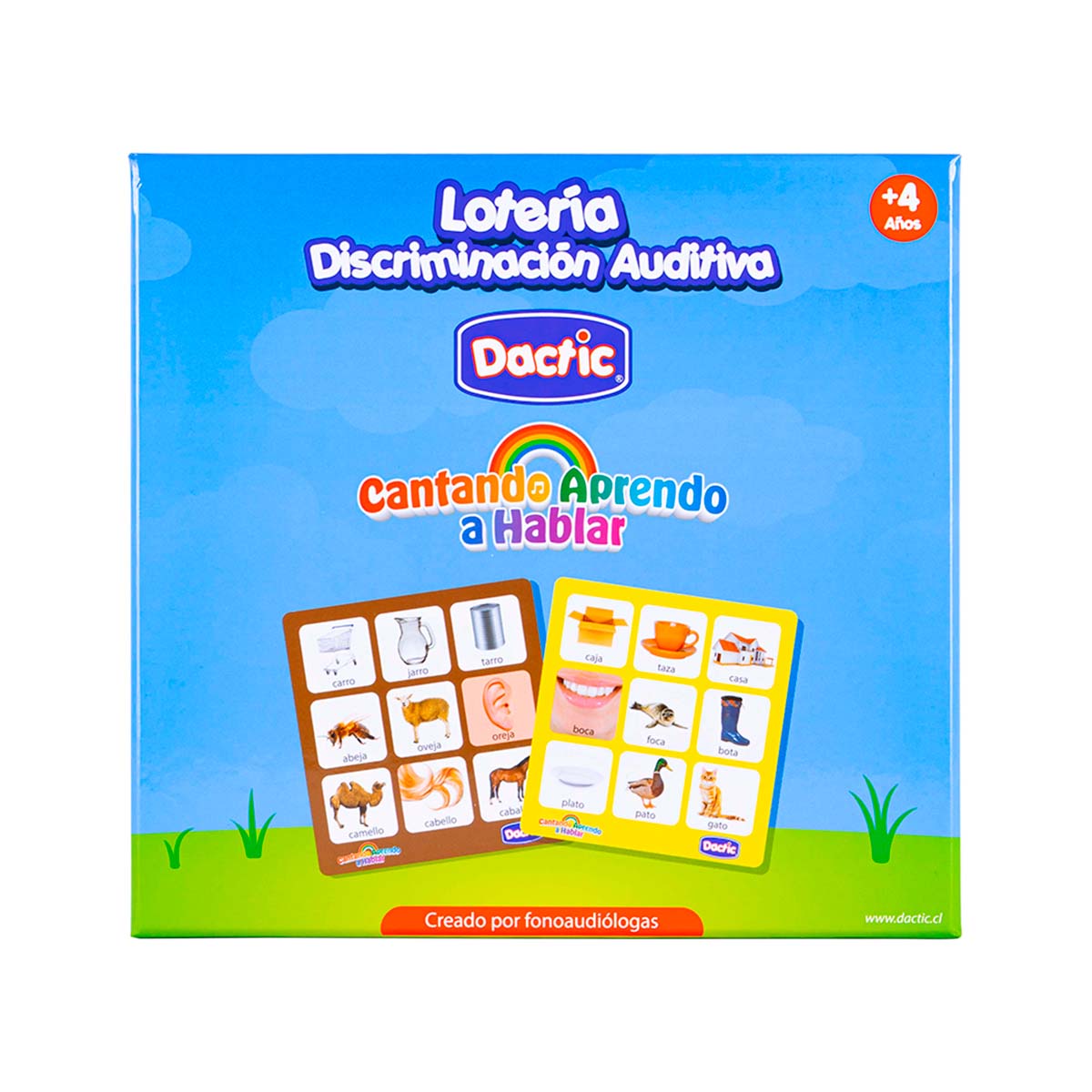 Lotería Discriminación Auditiva Dactic