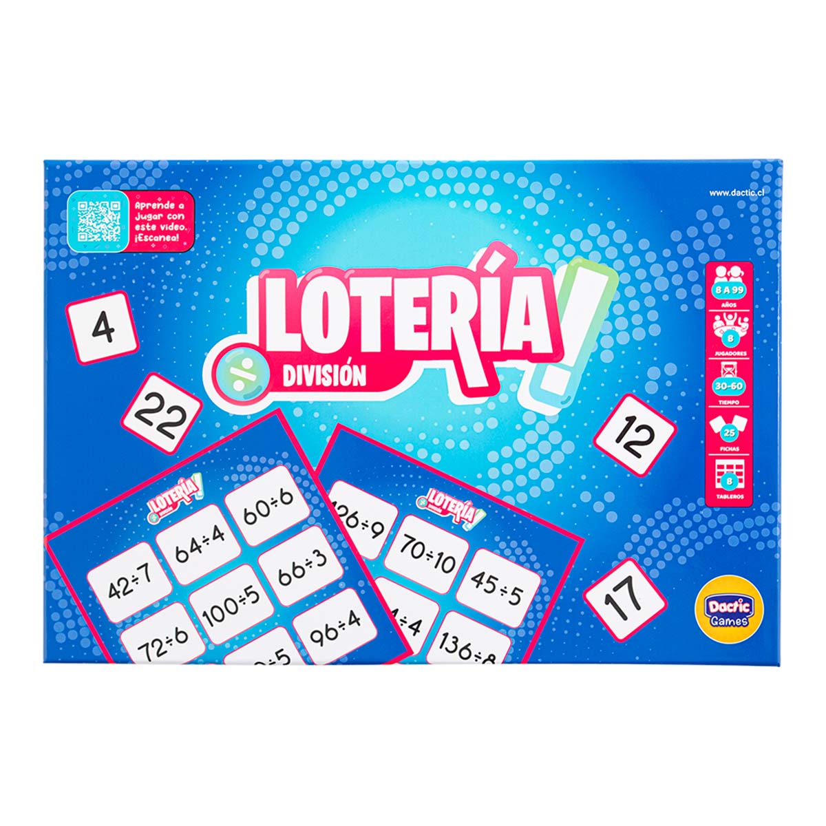 Juego De Mesa. Lotería División