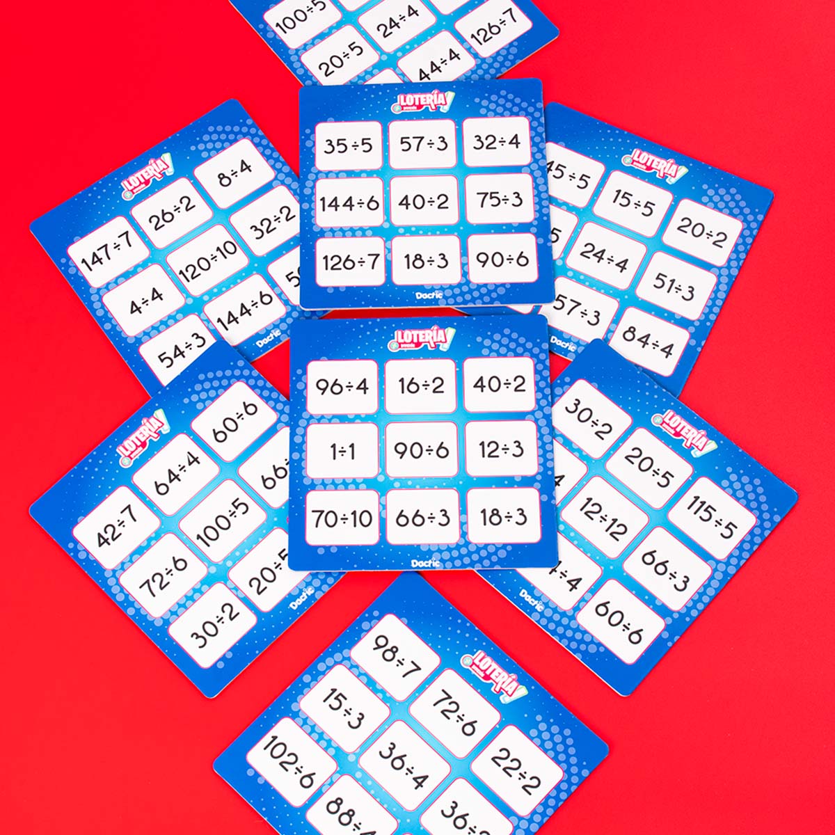 Juego De Mesa. Lotería División