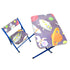 Mesa + Silla Plegables Infantiles Niña Y Niño Set Escritorio