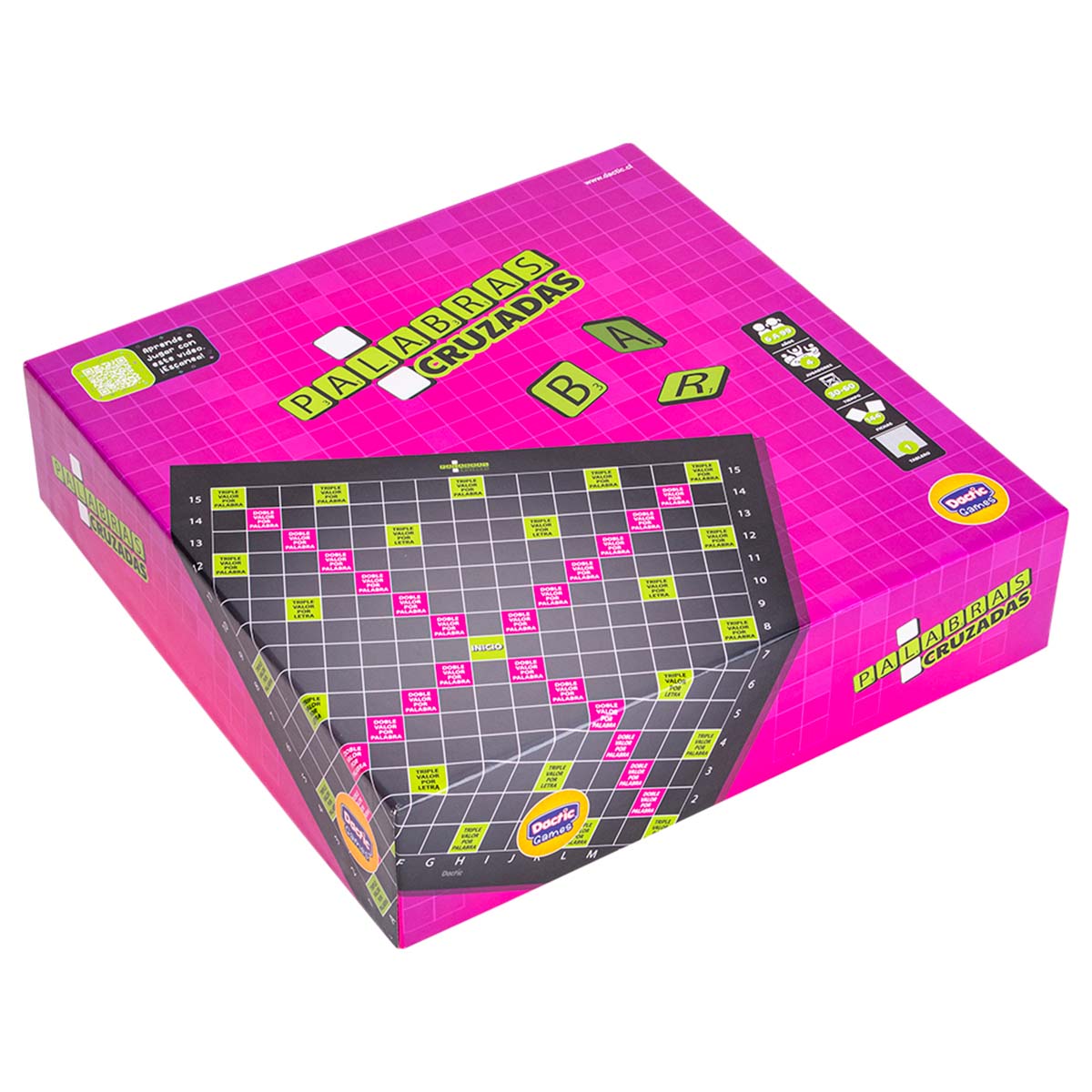 Juego De Mesa. Palabras Cruzadas Dactic