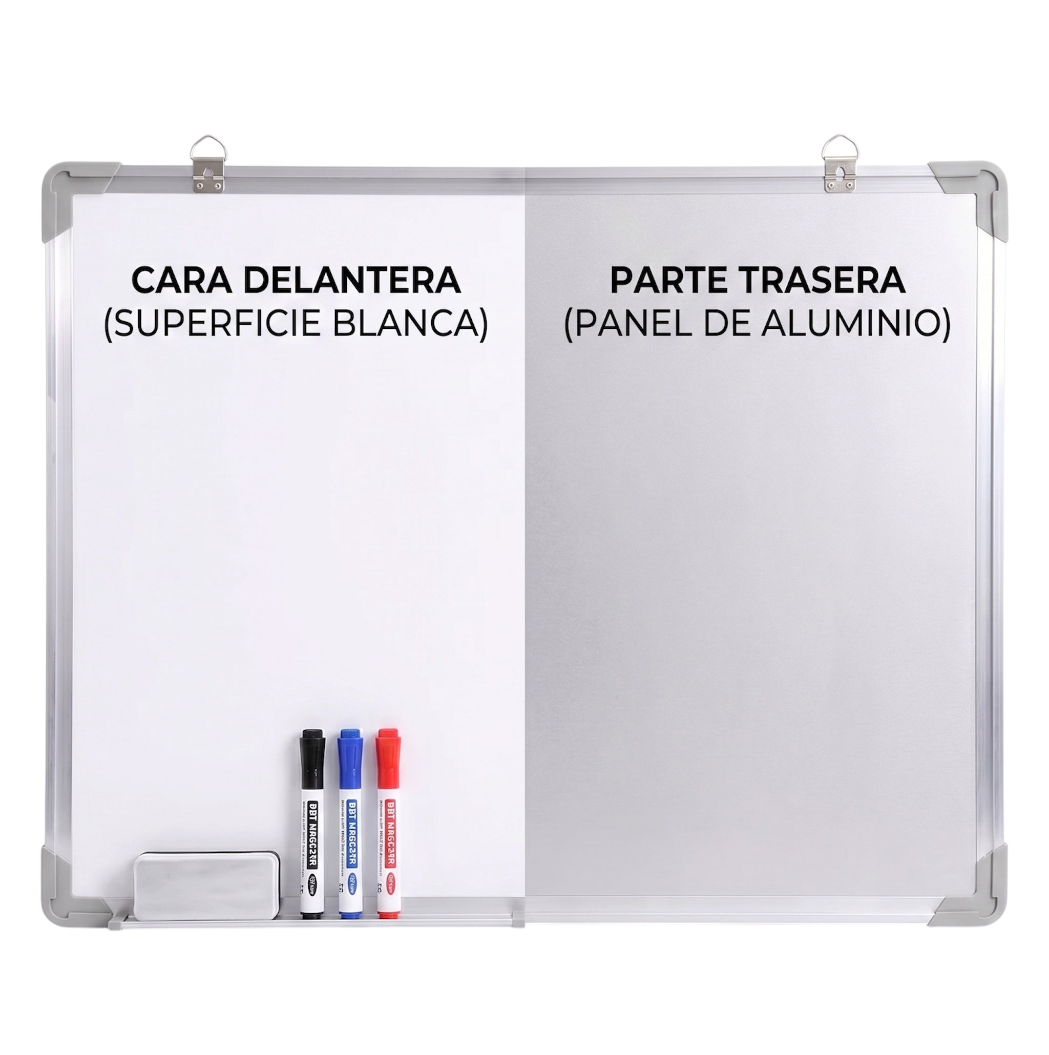 Pizarra Acrílica Blanca Magnética 70x100 cm