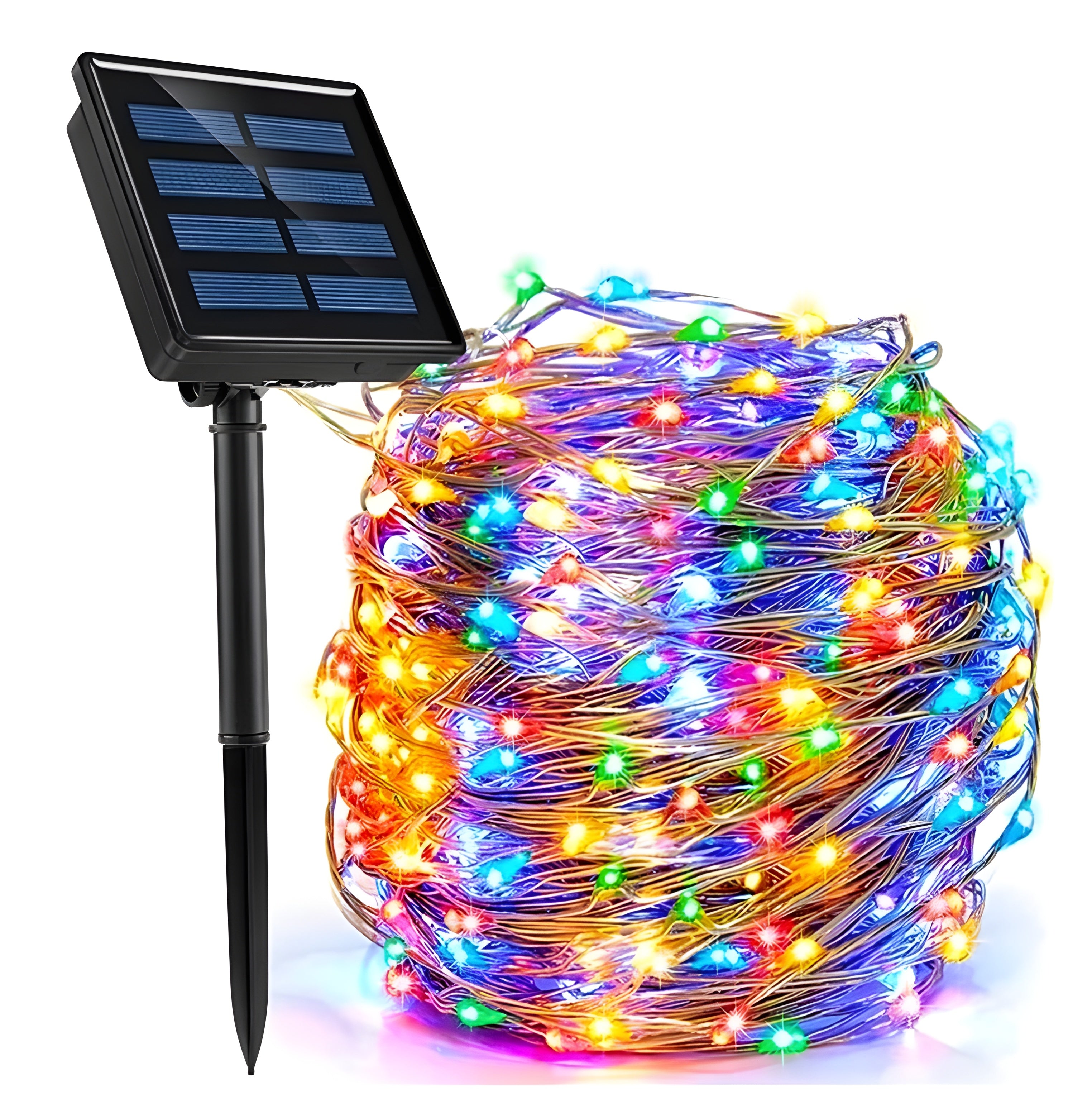 Guirnalda 200 Led Alambre Hada Led Boda 20mts Calido Solar