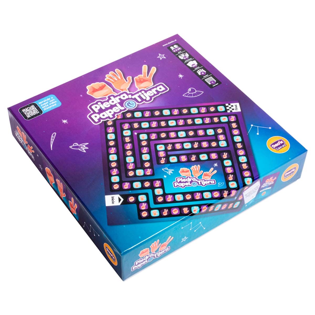 Juego De Mesa Piedra, Papel Y Tijera - Dactic