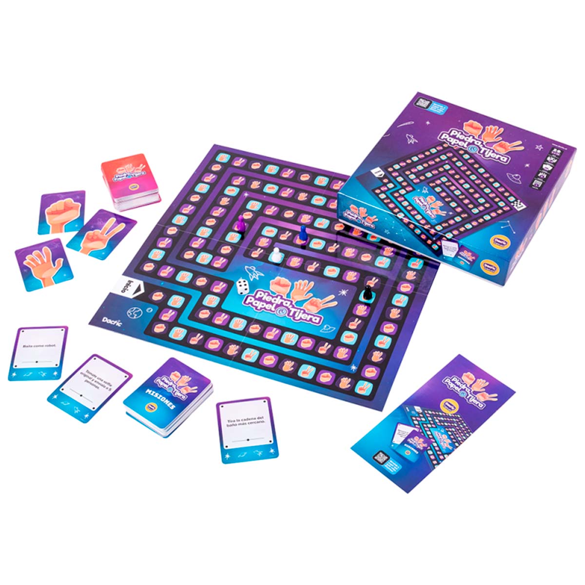 Juego De Mesa Piedra, Papel Y Tijera - Dactic