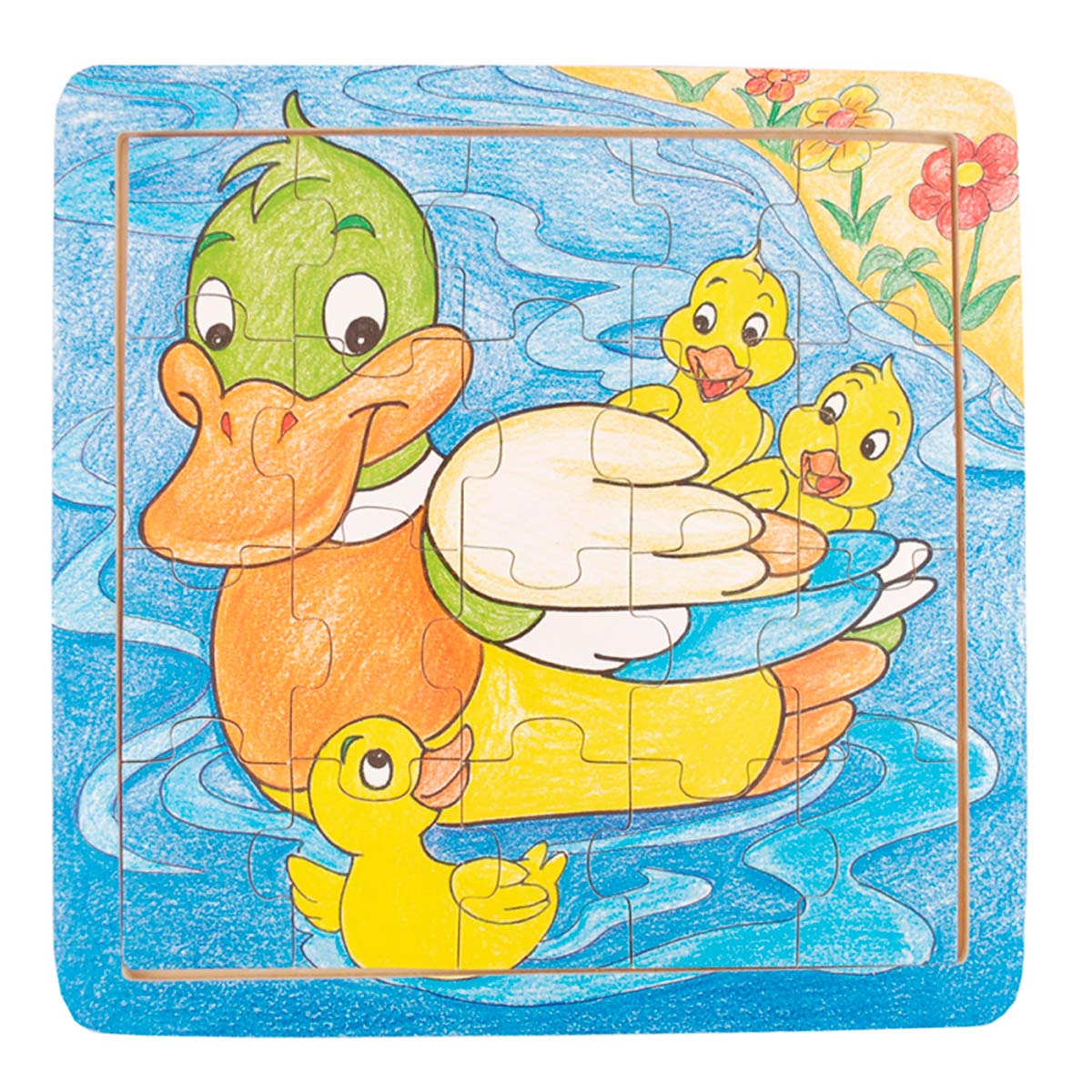 Puzzle Pato Madera Dactic