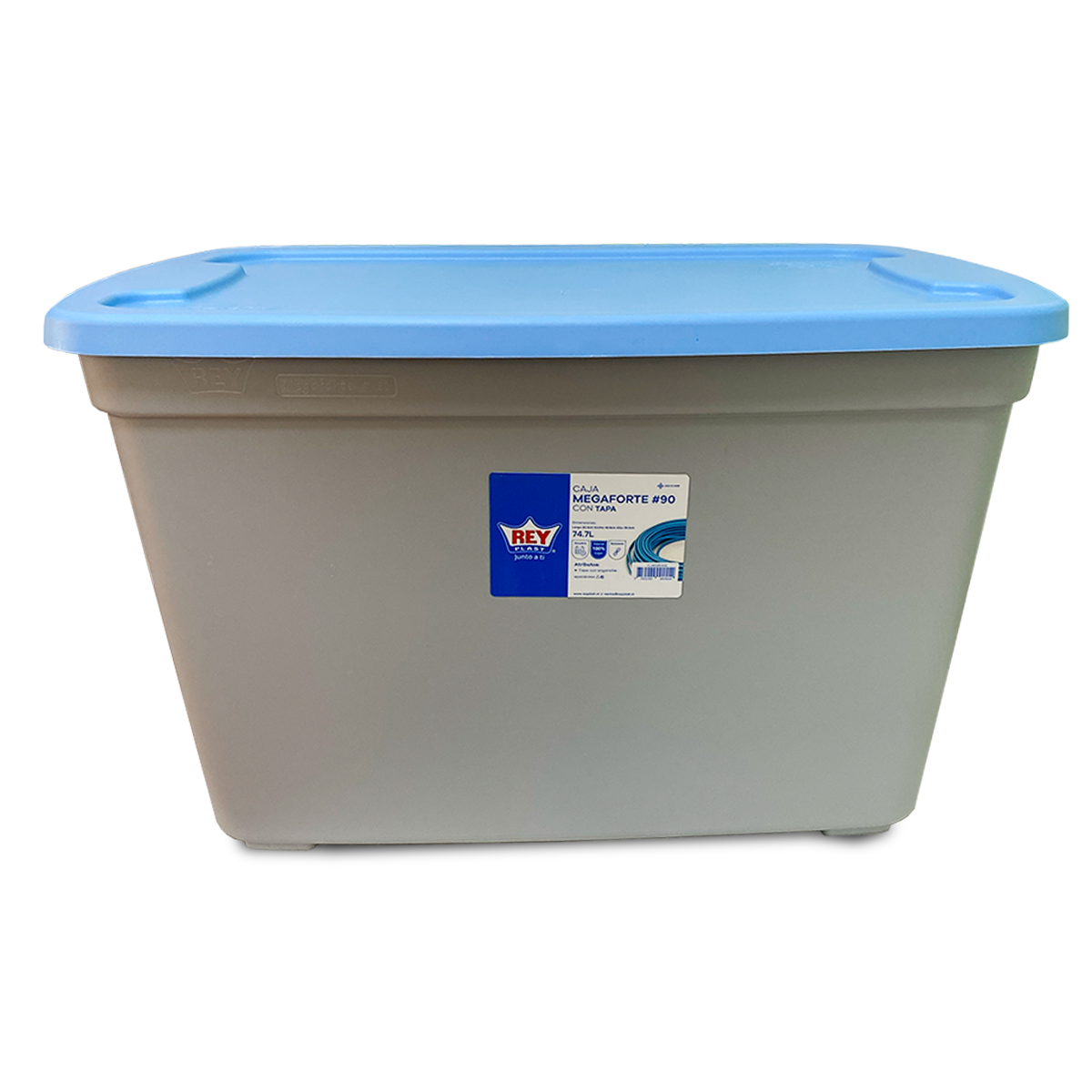 Caja Organizadora Almacenamiento Megaforte 75 Litros