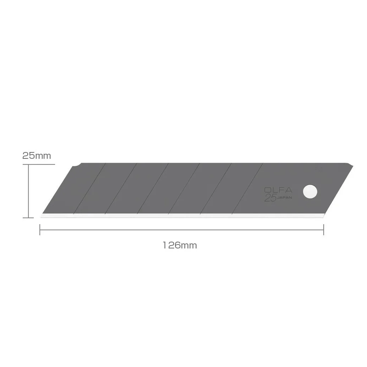 Repuesto Olfa Hbb-5b Excel Black Heavy Duty 25mm 5 Hojas