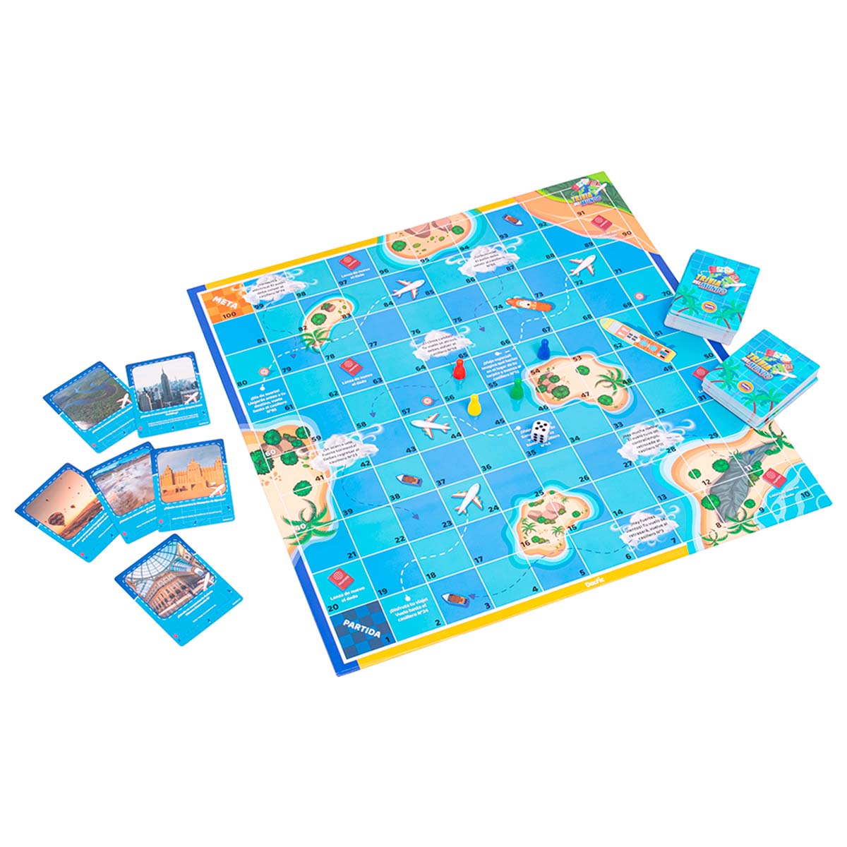 Juego De Mesa Trivia Del Mundo Dactic