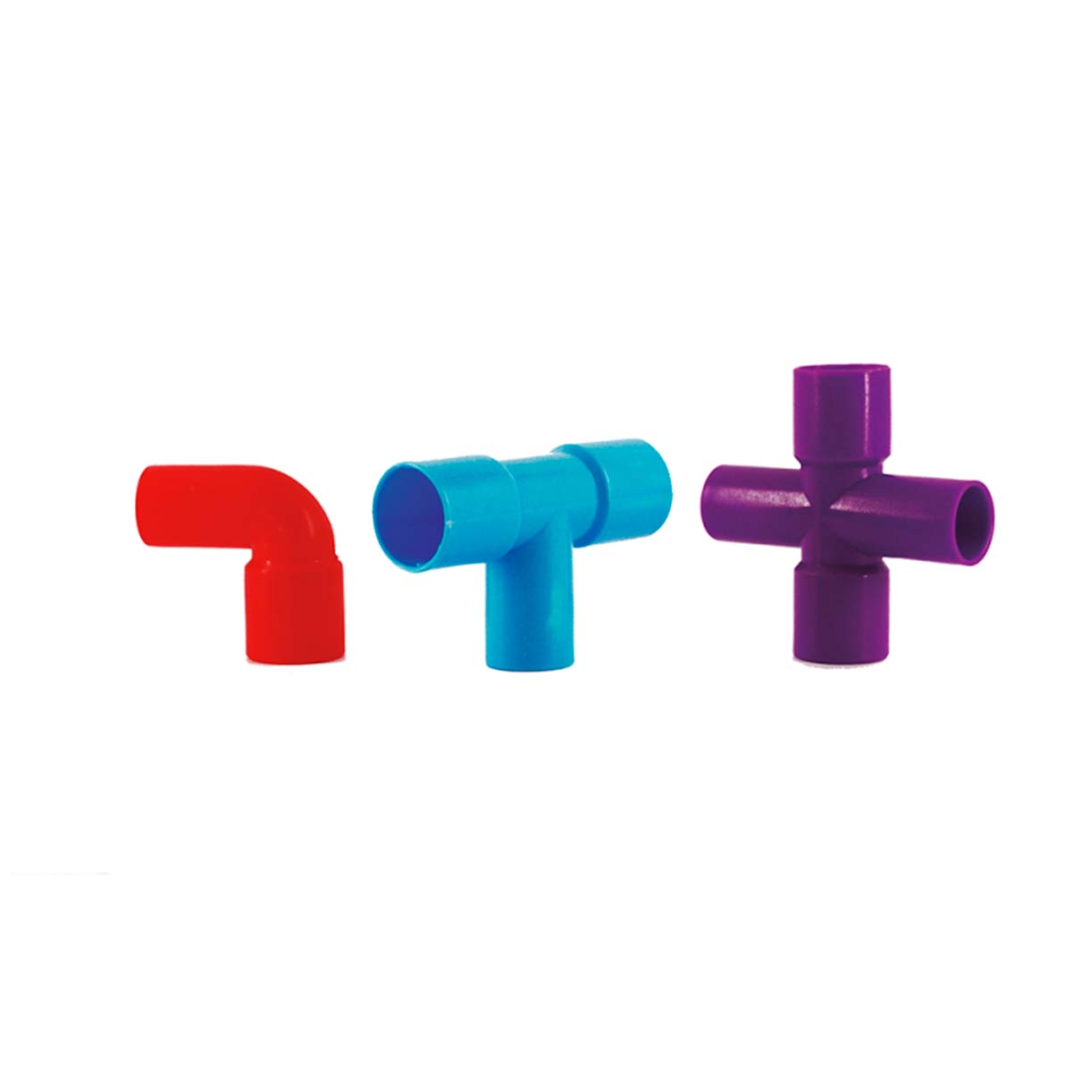 Tubos Conectores 40 Piezas Dactic Coordinación Motriz
