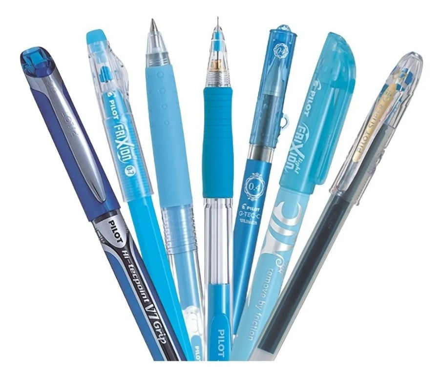 Set Pilot Azul 7 Unidades Variedad