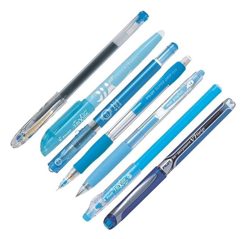 Set Pilot Azul 7 Unidades Variedad