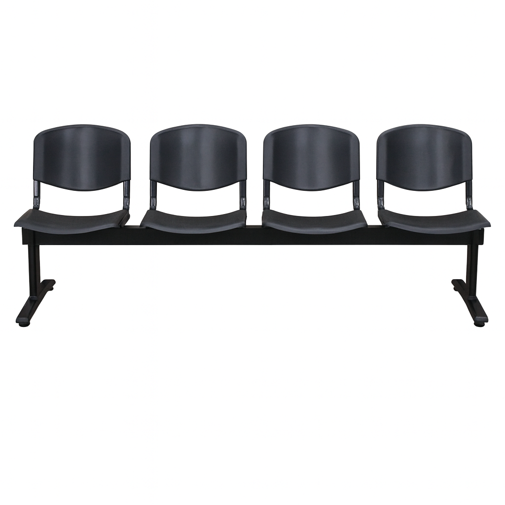 Banqueta Espera Polipropileno 4 Cuerpos