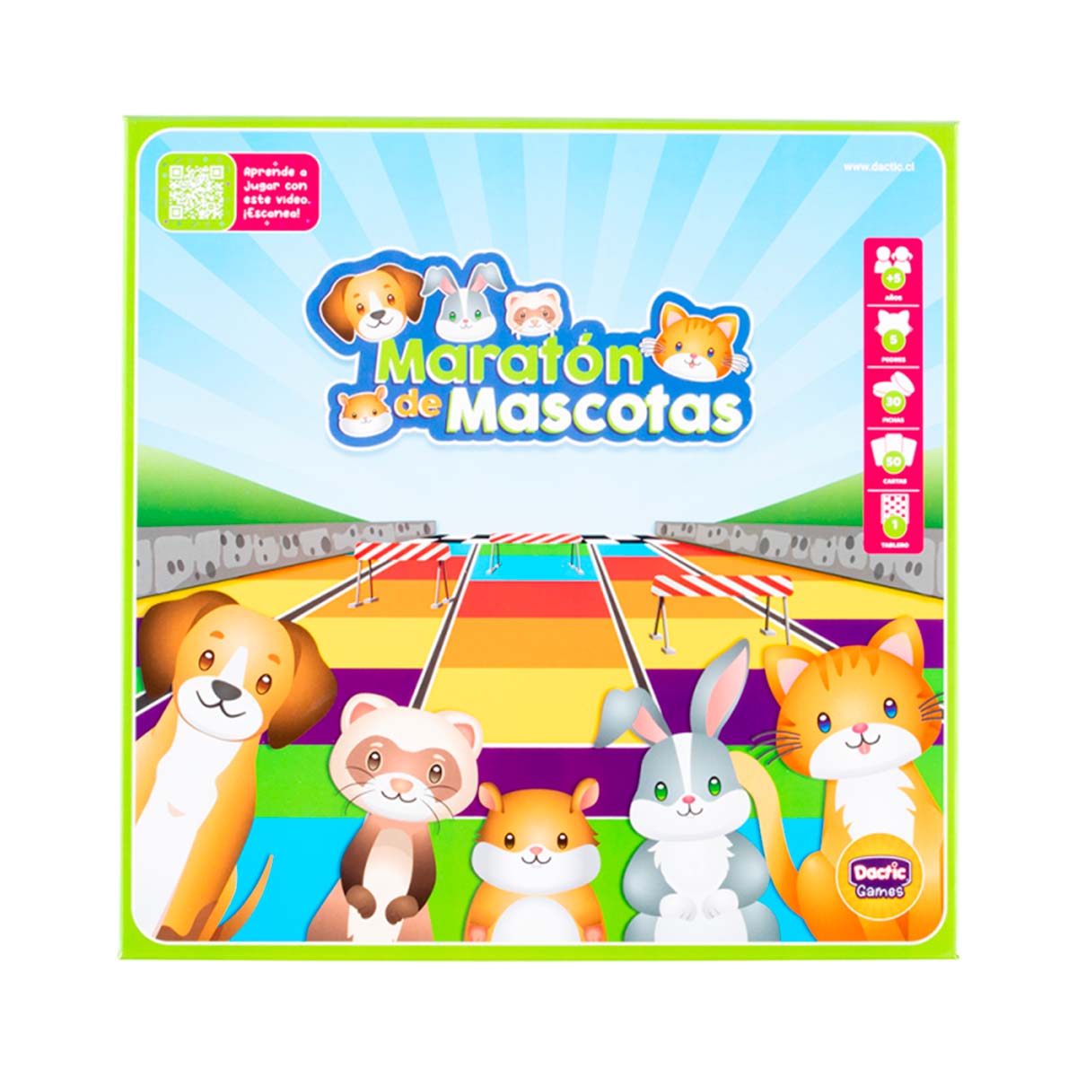 Juego De Mesa - Maraton Mascota Dactic