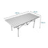 Mesa Camping Plegable Portátil Metalico 120*60*50cm.