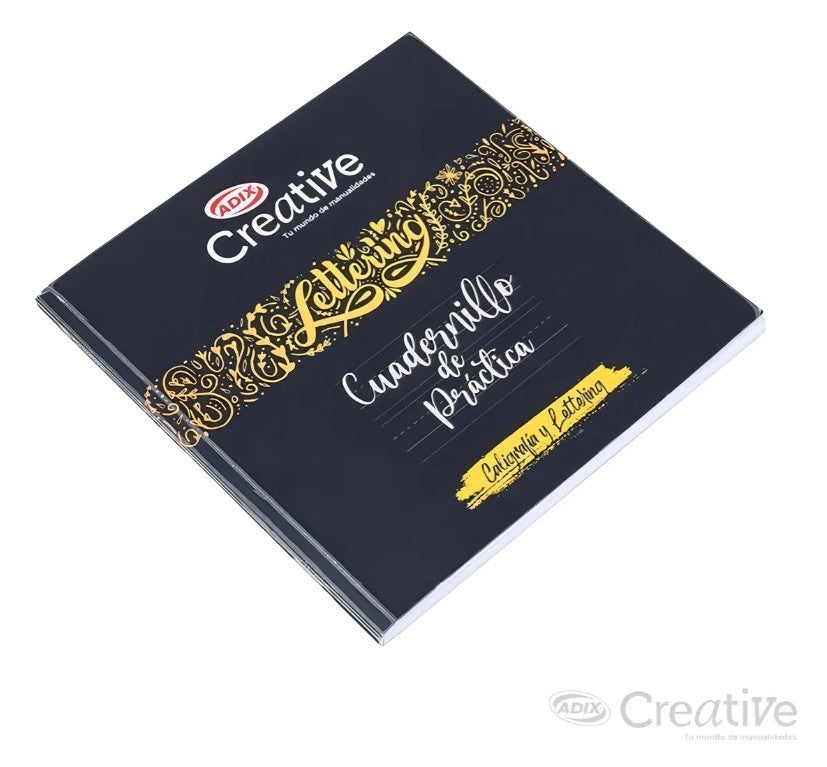 Cuadernillo De Práctica Lettering Y Caligrafía Creative Color Hoja Blanca