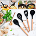Set 19 Utensilios De Cocina De Acero Inoxidable Y Silicona