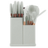 Set 19 Utensilios De Cocina De Acero Inoxidable Y Silicona