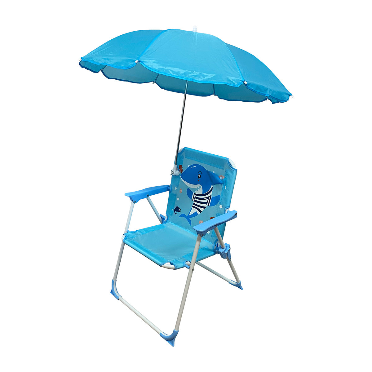 Silla Plegable Camping Animales Niños, Con Sombrilla