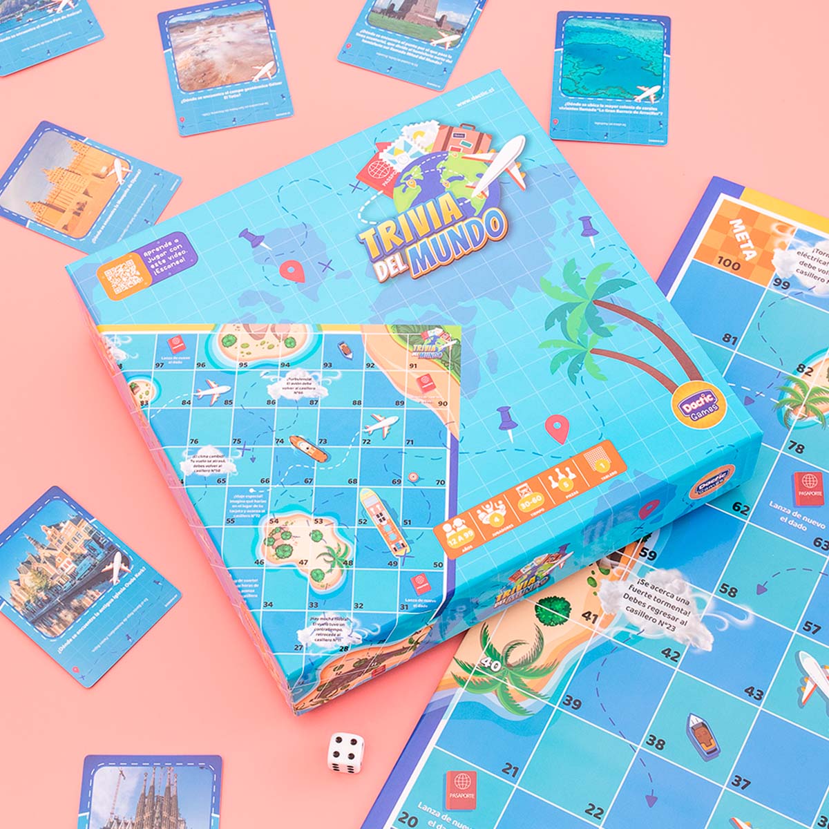 Juego De Mesa Trivia Del Mundo Dactic