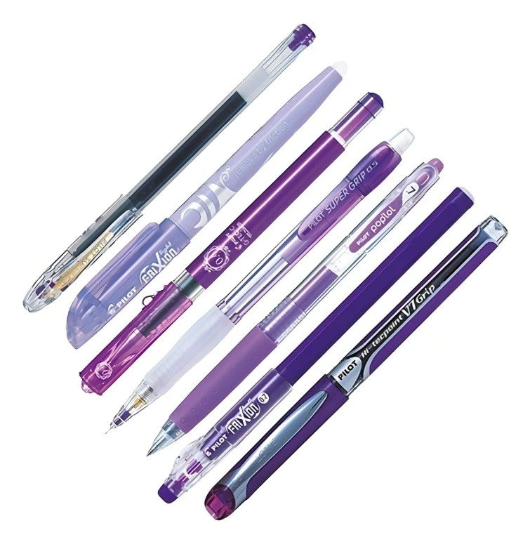 Set Pilot Violeta 7 Unidades Variedad