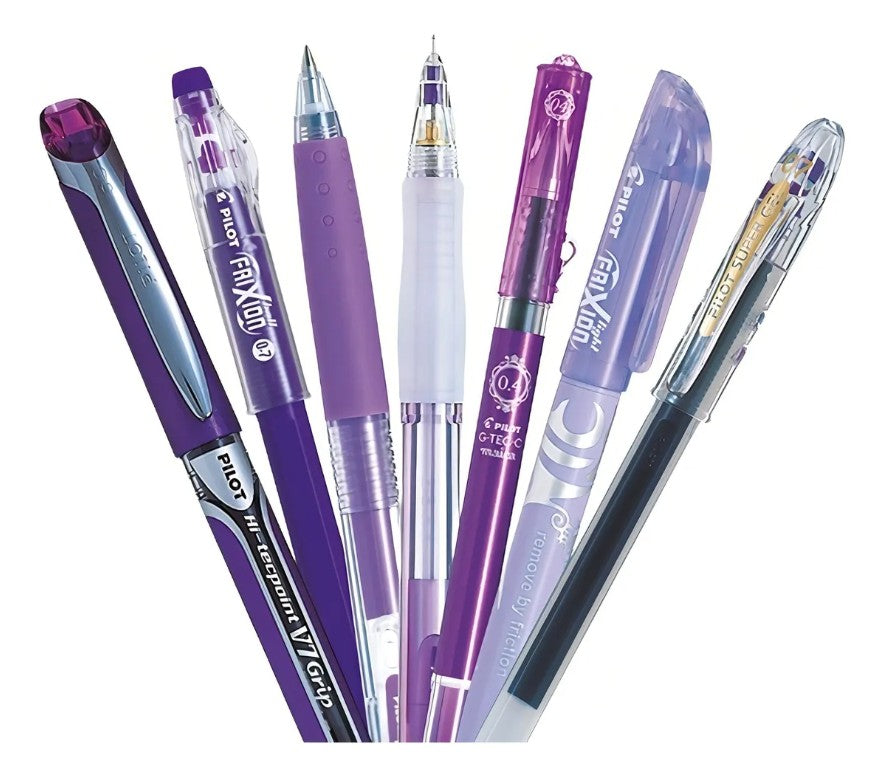 Set Pilot Violeta 7 Unidades Variedad