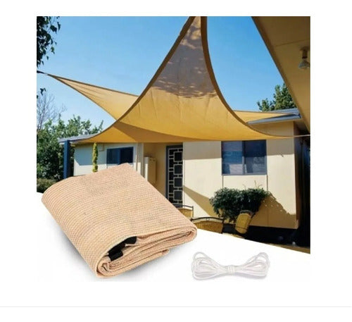 Toldo Vela Sombra 5mx5m Toldos Vela Malla Sombra Triangular