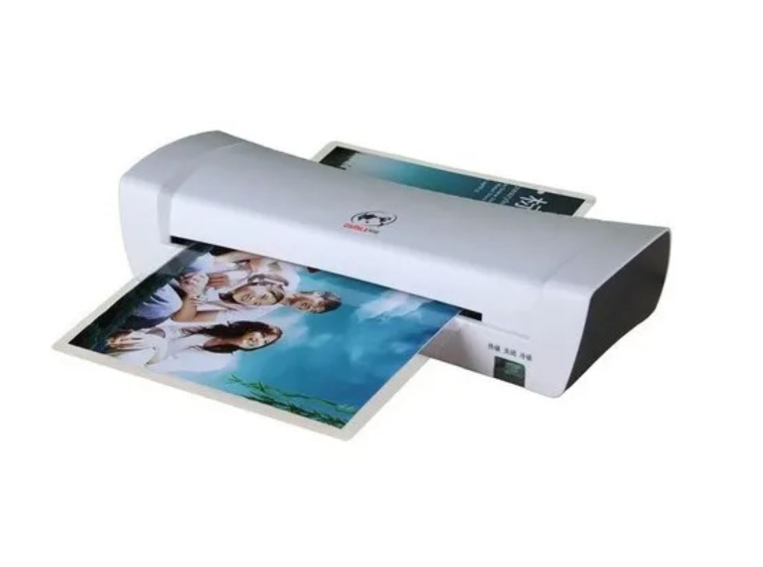 Termolaminadora Plastificadora + 100 Micas + Guillotina A4