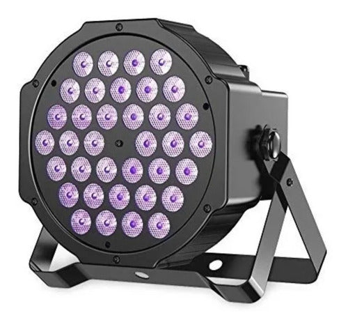 Foco Fluor 36 Led Uv Negro Luz Dmx Fiesta