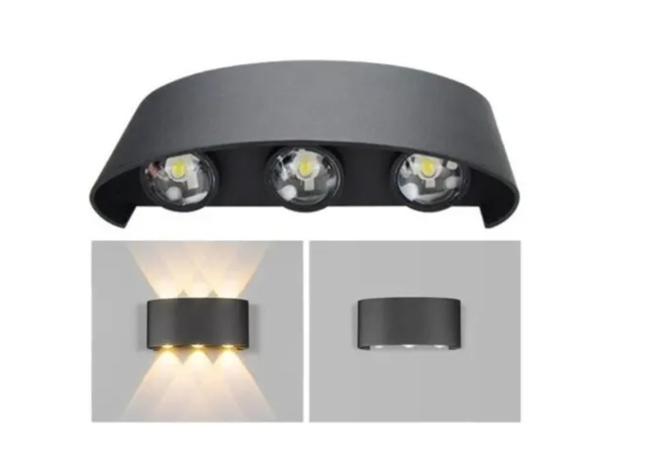 Aplique De Pared 6 Led Decoracion Hogar
