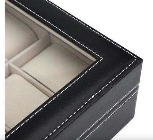 Caja Organizador De Reloj 12 Espacios Joyero