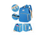 Mochila 3 En 1 Pañalera Cuna Y Mudador Portátil Para Bebés