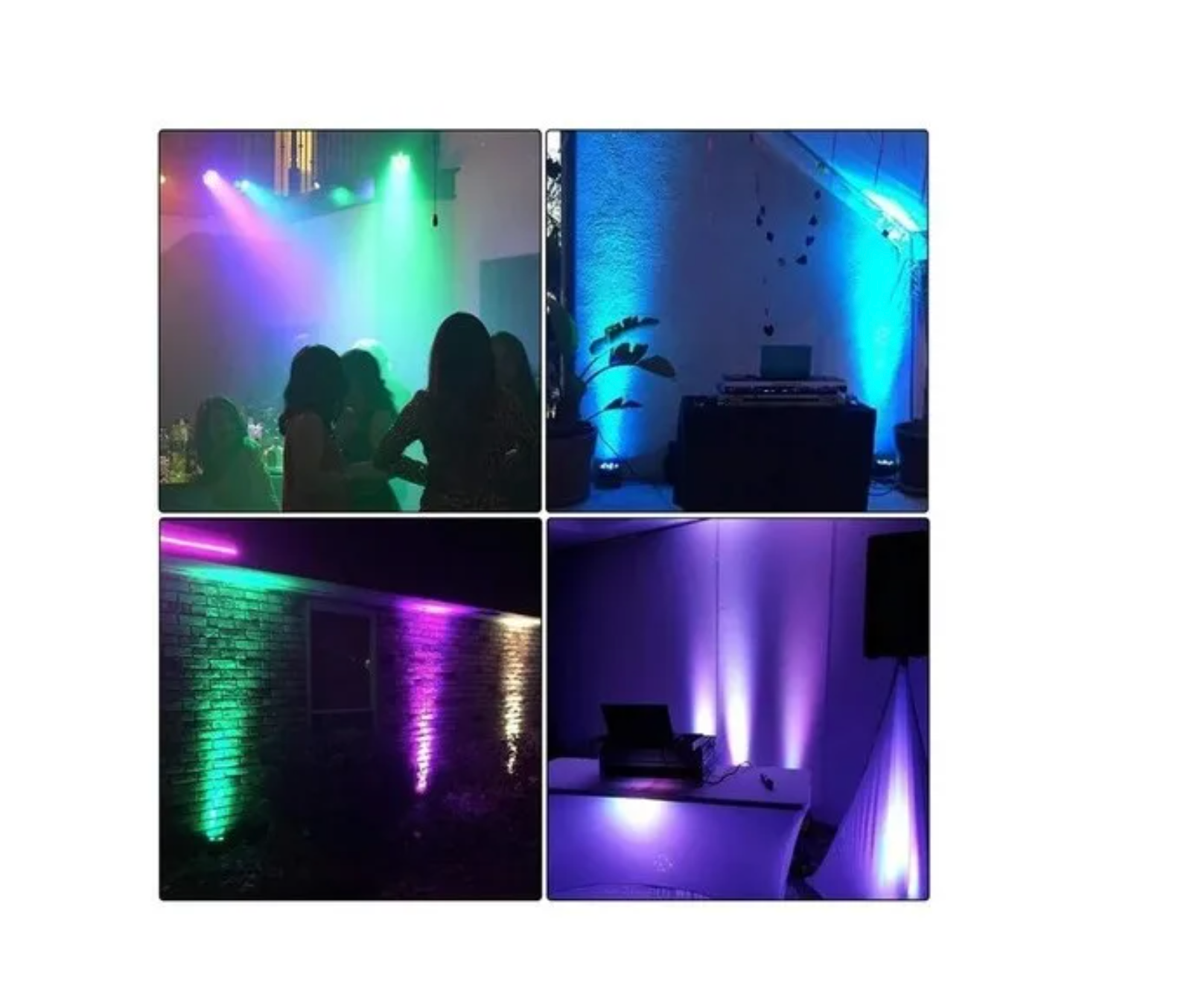 Foco Led 54 Dmx Dj Rgb Disco Fiesta Luces Cumpleaños