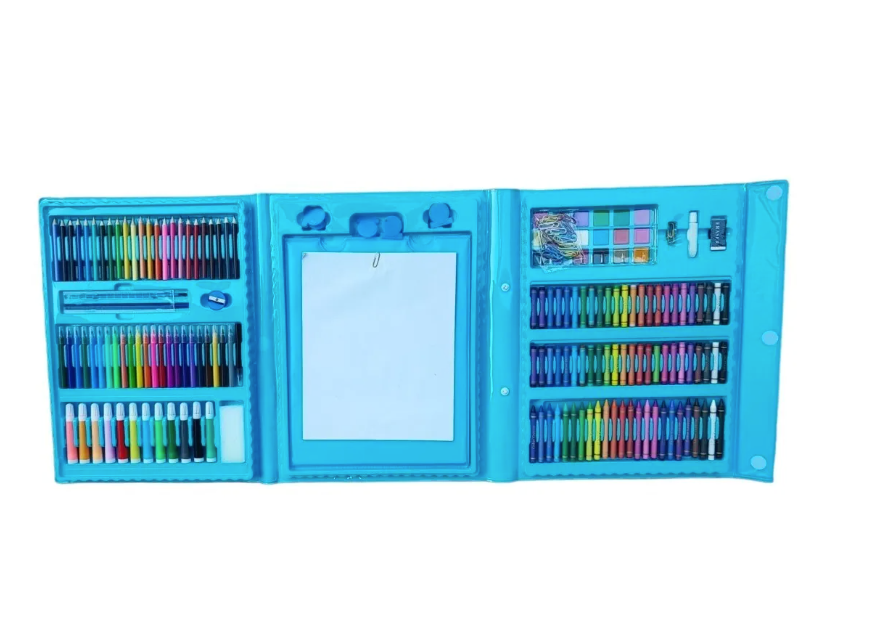 208 Piezas De Arte Para Niños Kit Set De Dibujo Portátil