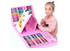 208 Piezas De Arte Para Niños Kit Set De Dibujo Portátil