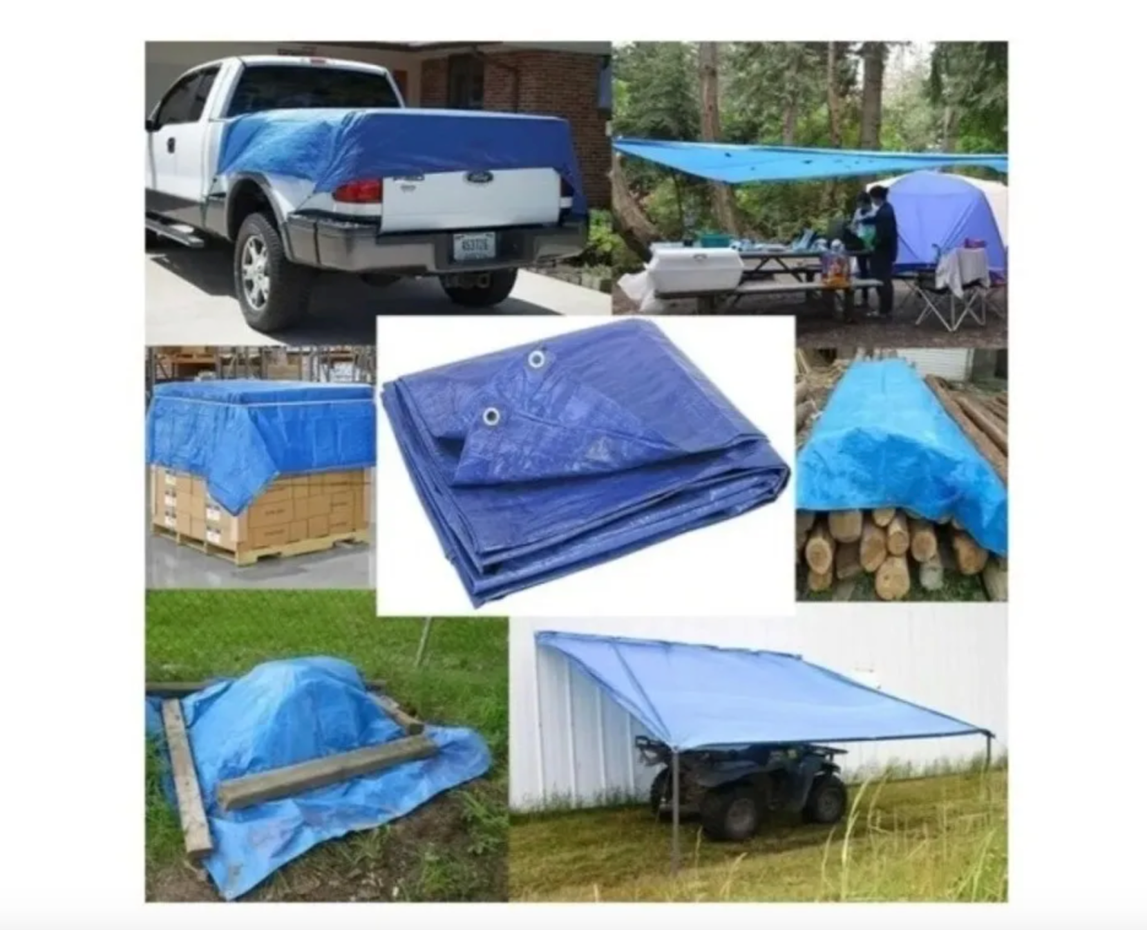 Lona Carpa Multiuso 4x6 Metros Impermeable Cobertor Universa