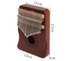 17 Teclas Kalimba, Pulgar, Piano Africano