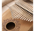 17 Teclas Kalimba, Pulgar, Piano Africano