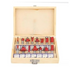 Set 15 Fresas Madera Toma 1/4 6.35mm - Router Tupi Fresadora