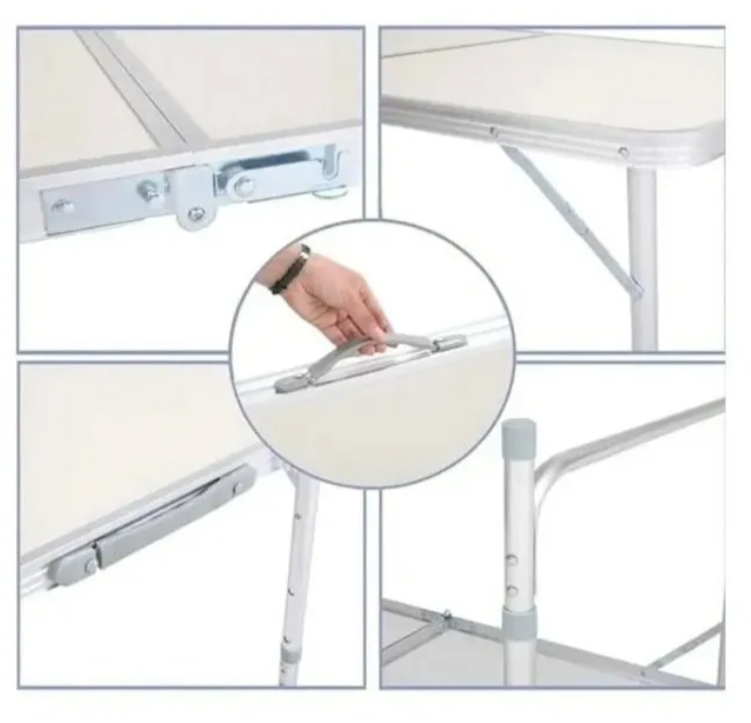 Mesa Plegable Transportable Lavable Camping 180x60cm