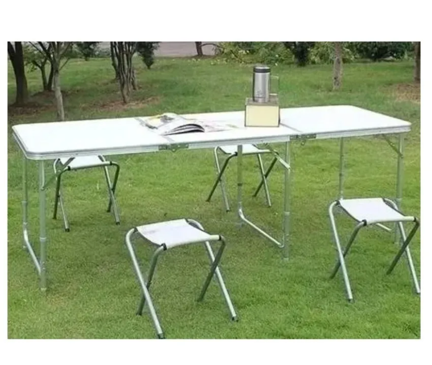 Mesa Plegable Transportable Lavable Camping 180x60cm