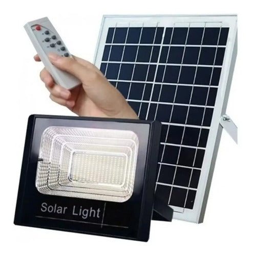 Lampara Foco Solar 30w + Panel Solar + Control